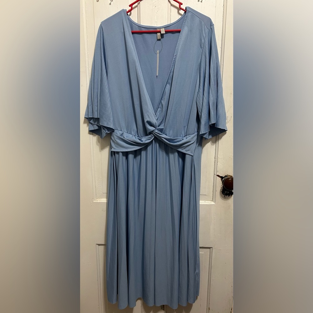 ASOS Size 22 Blue twist front dress